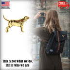 Bloodhound Dog Full Body Pin D328F