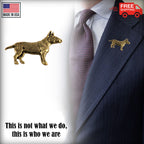 Bull Terrier Dog Full Body Pin D340F