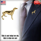 Greyhound Dog Full Body Pin D396F