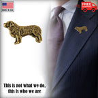 Newfoundland Dog Full Body Pin D426F