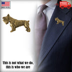 Schnauzer Dog Full Body Pin D458F