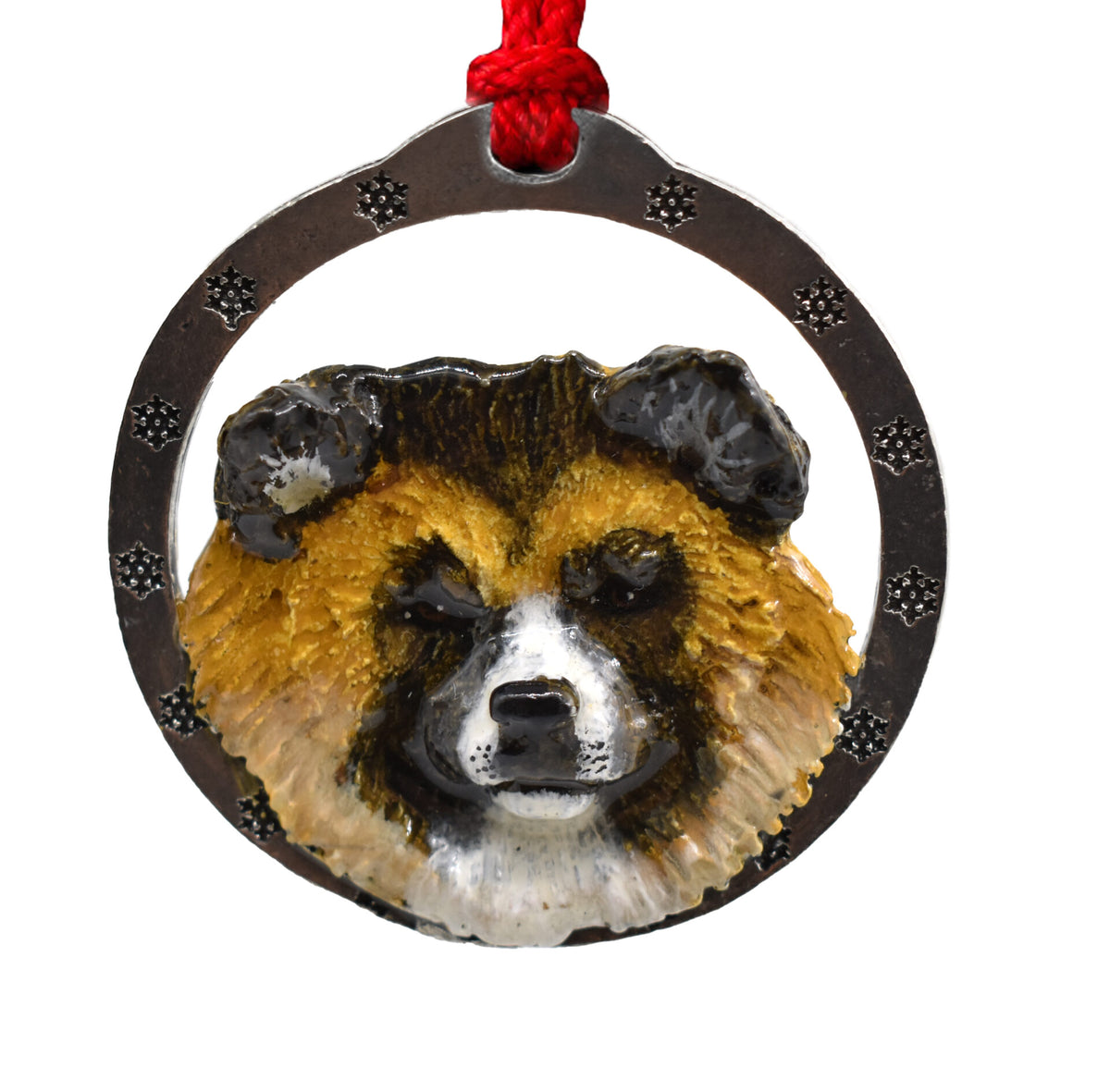 Akita Christmas Ornament D004OR