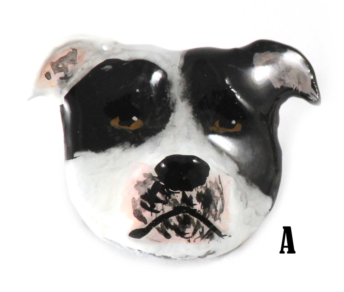 American Bulldog Head Pin D006
