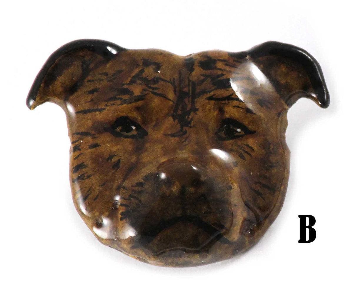 American Bulldog Head Pin D006
