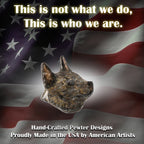Australian Cattle Dog Head Pin D014