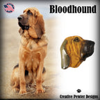 Bloodhound Dog Head Pin D028