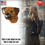 Border Terrier Dog Head Pin D032