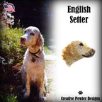 English Setter Dog Head Pin D078