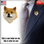 Shiba Inu Dog Head Pin D166