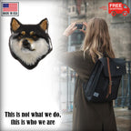 Shiba Inu Dog Head Pin D166