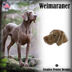 Weimeraner Dog Head Pin D176