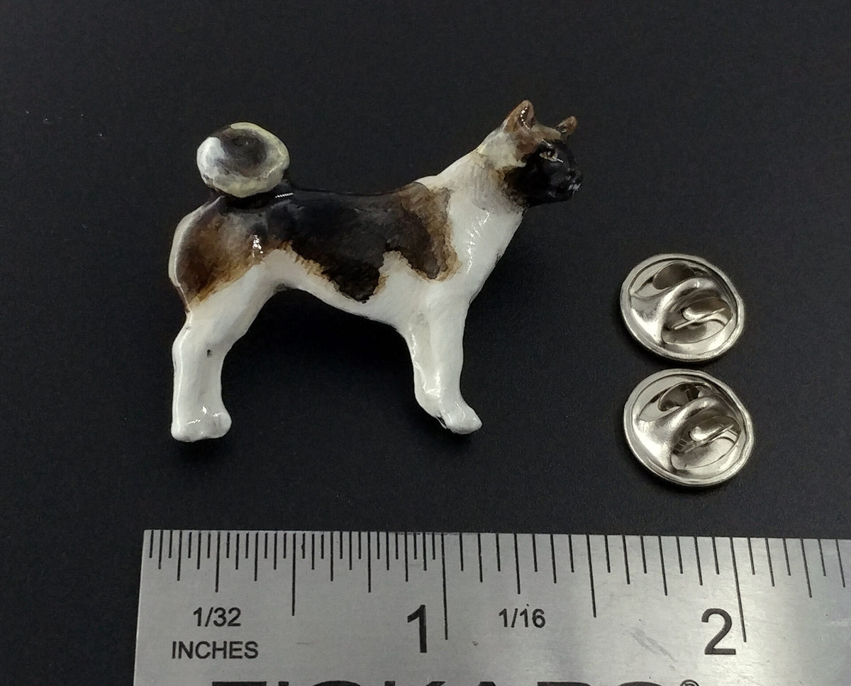 Akita Dog Full Body Pin D304F