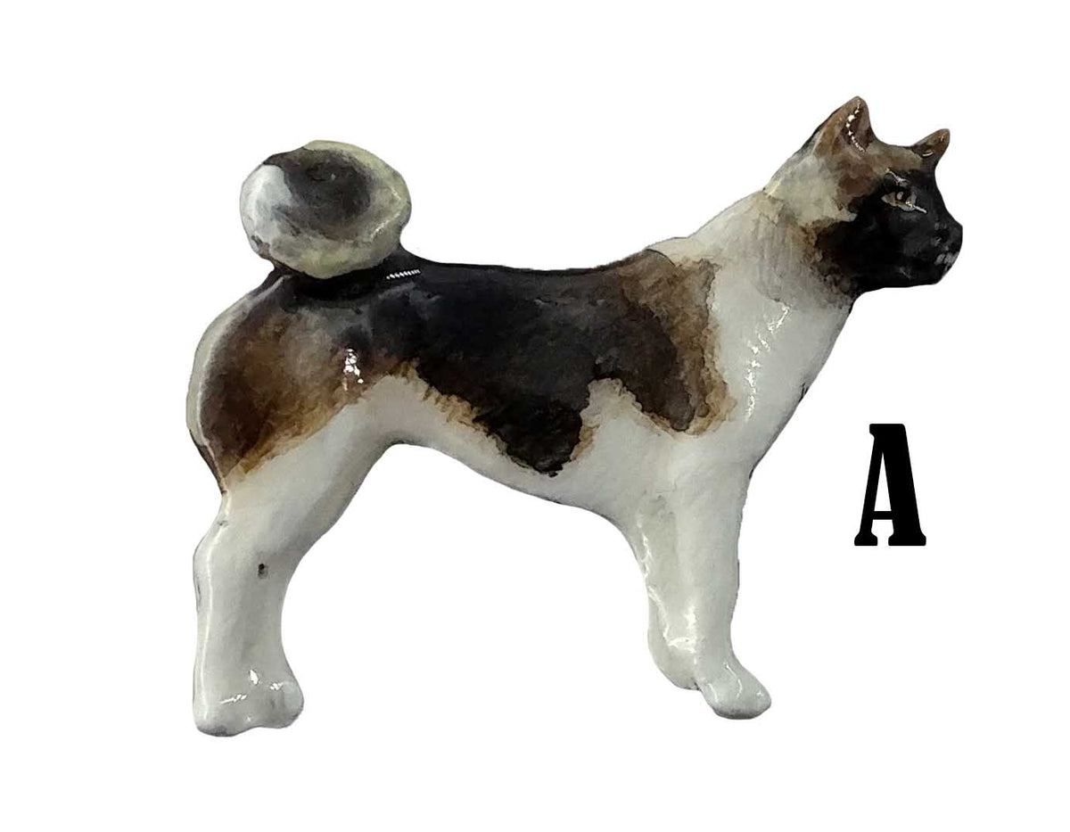 Akita Dog Full Body Pin D304F