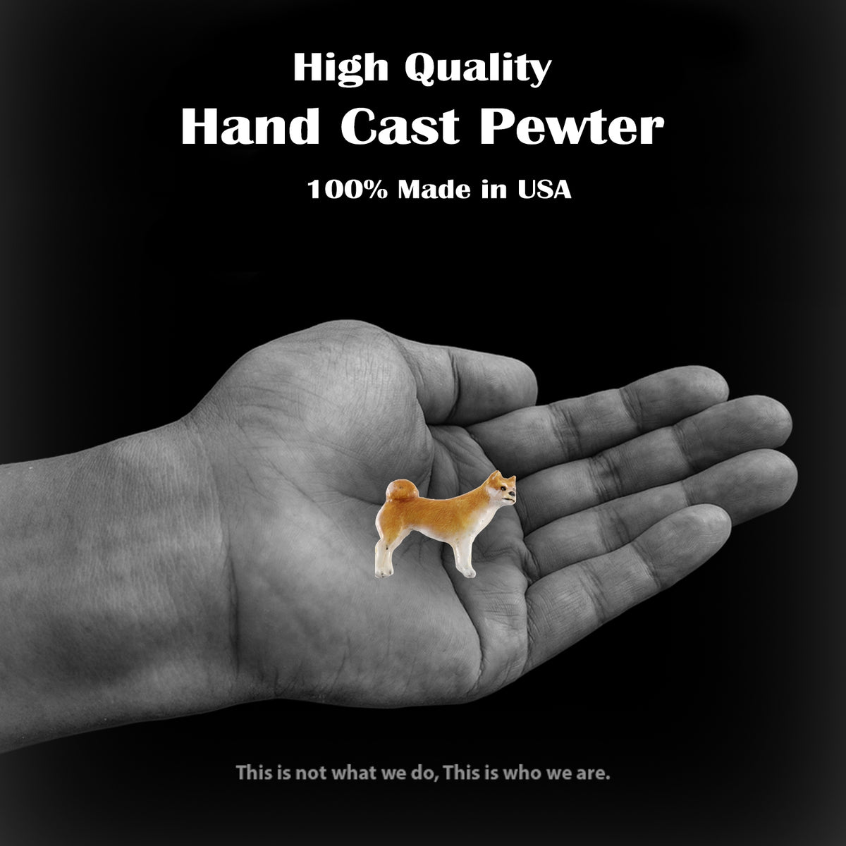 Akita Dog Full Body Pin D304F
