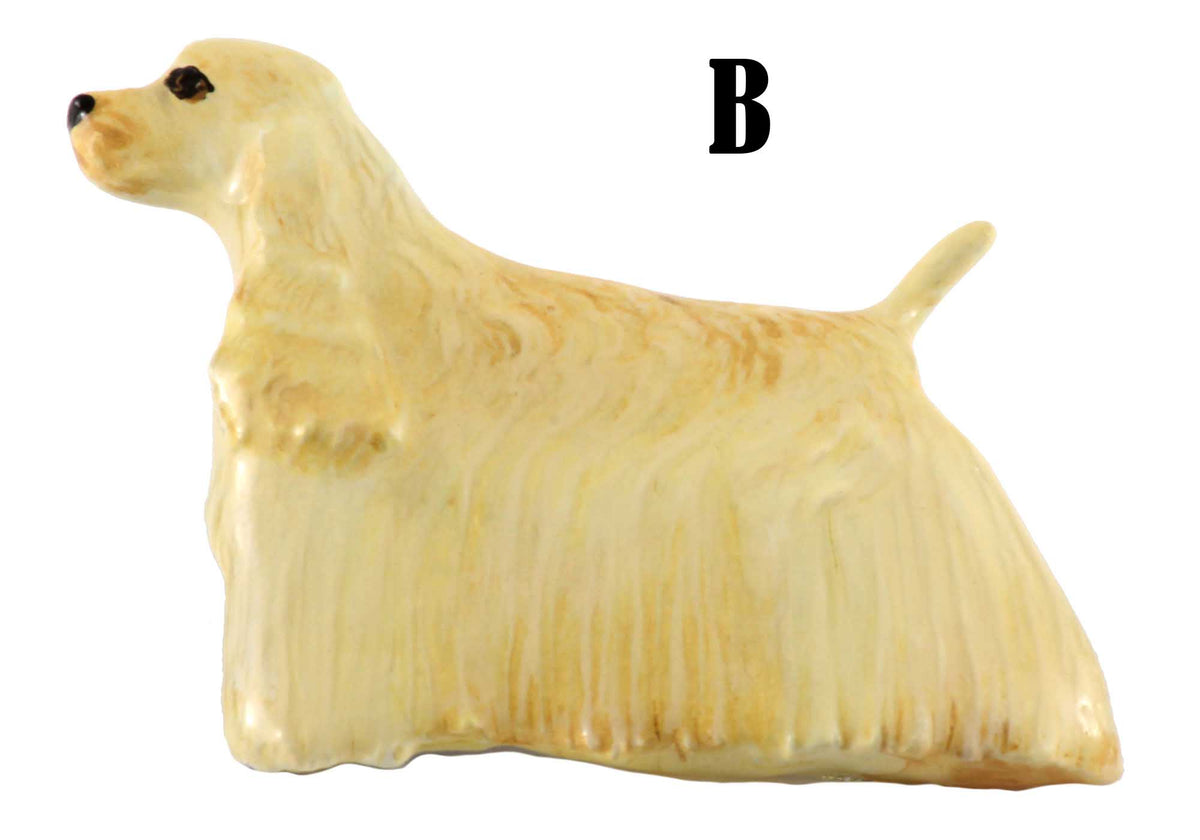 American Cocker Spaniel Dog Full Body Pin D308F