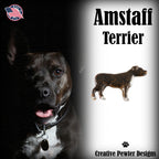 Amstaff Terrier Dog Full Body Pin D312F