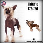 Chinese Crested Full Body Pin D352F