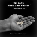 English Setter Dog Full Body Pin D378F