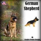 German Shepherd Full Body Pin D384F