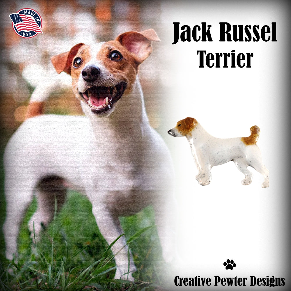 Jack Russel Terrier Dog Full Body Pin D406F