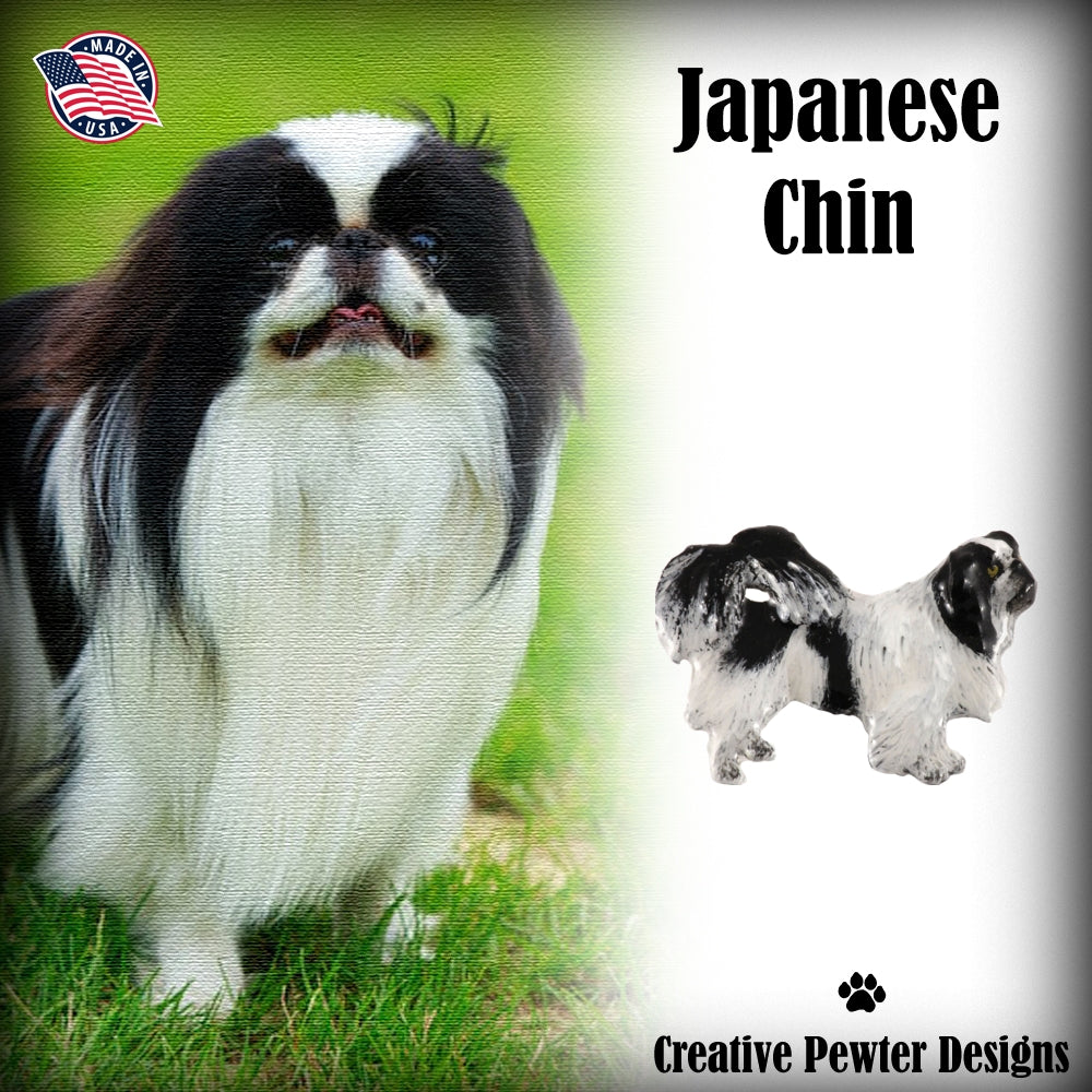 Japanese Chin Full Body Pin D408F