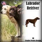 Labrador Retriver Dog Full Body Pin D412F