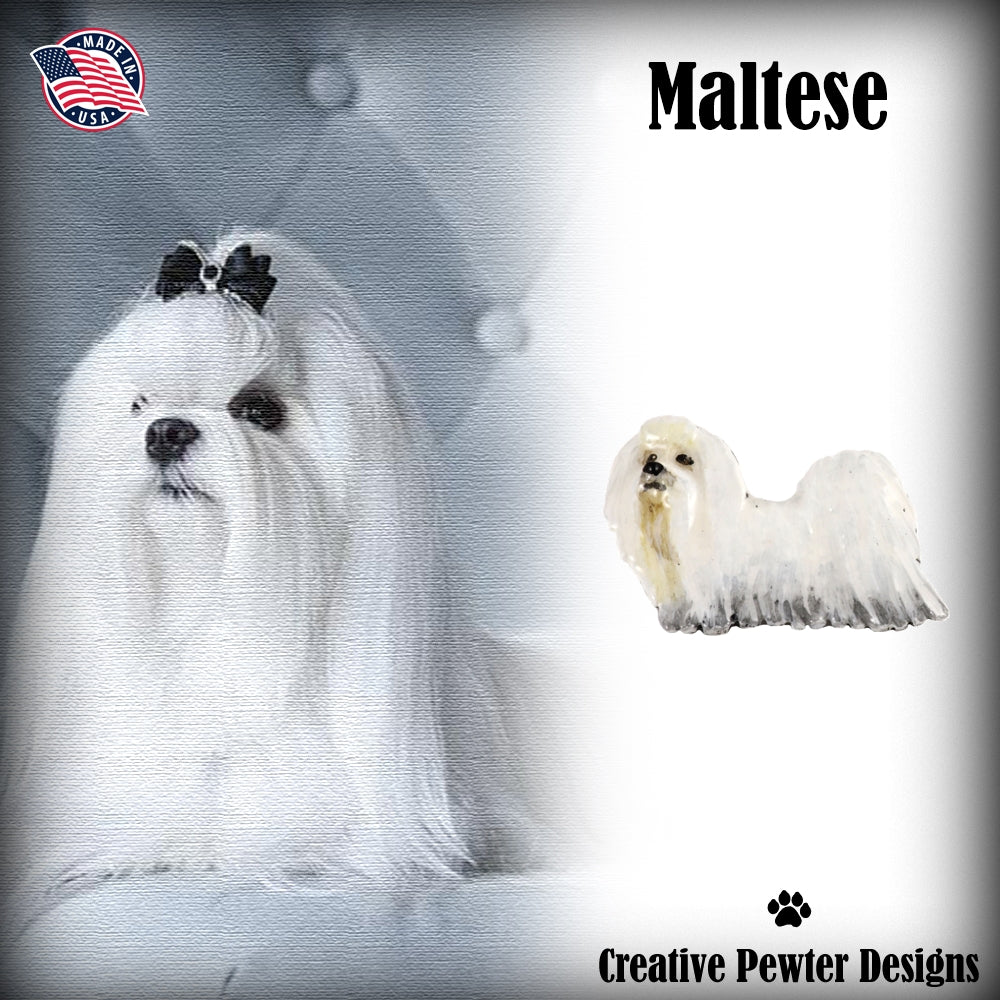 Maltese Full Body Pin D420F