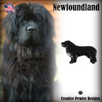 Newfoundland Dog Full Body Pin D426F