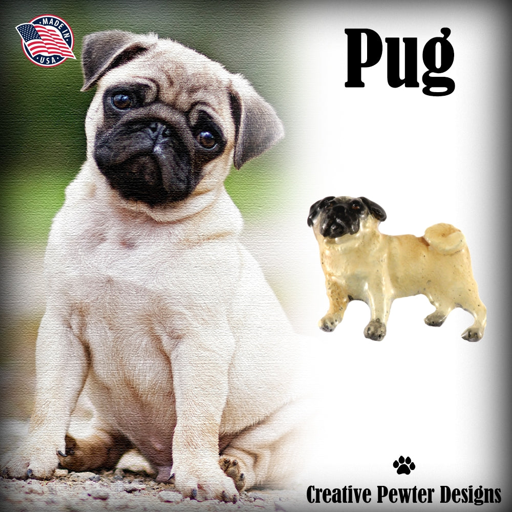 Pug Full Body Pin D448F