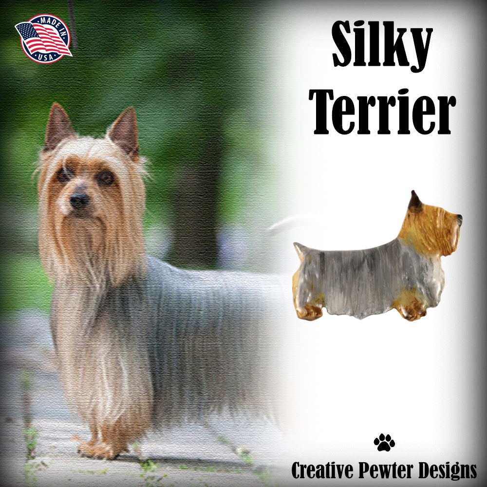 Silky Terrier Full Body Pin D470F