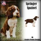 Springer Spaniel Dog Full Body Pin D472F