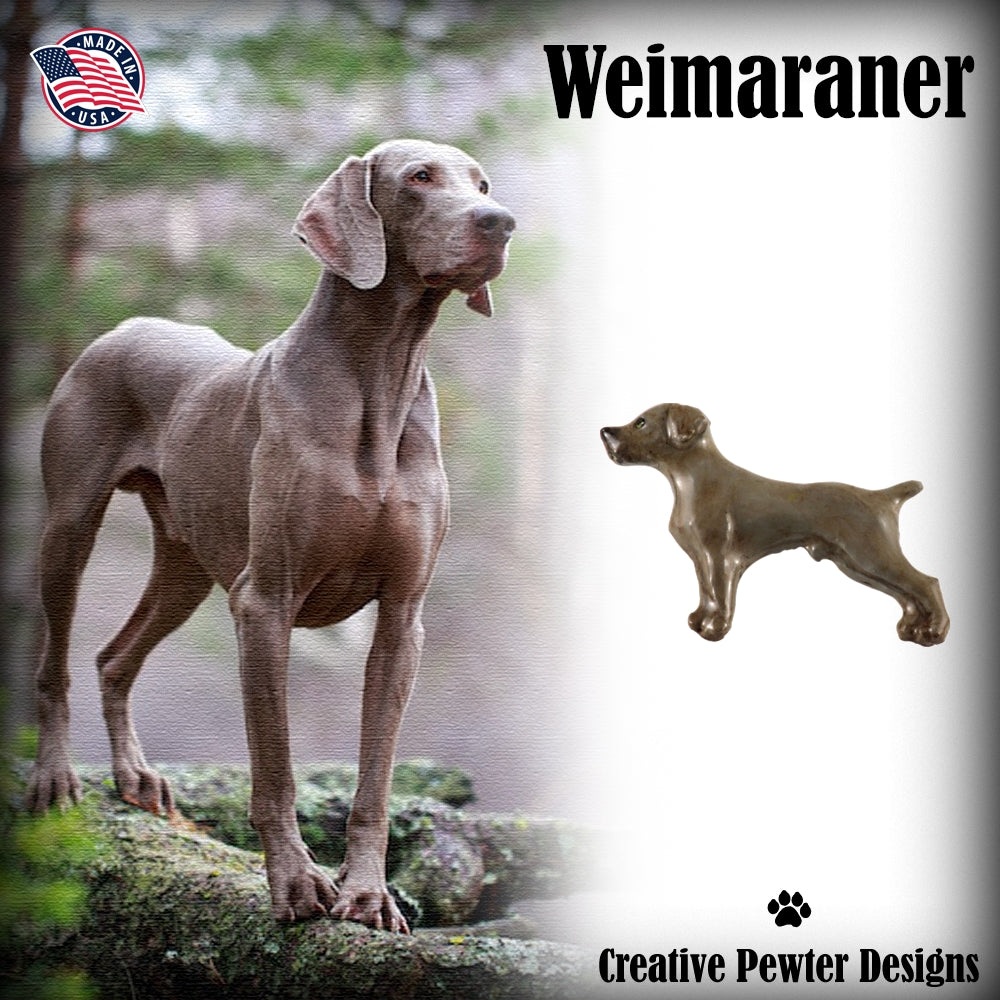 Weimeraner Dog Full Body Pin D476F