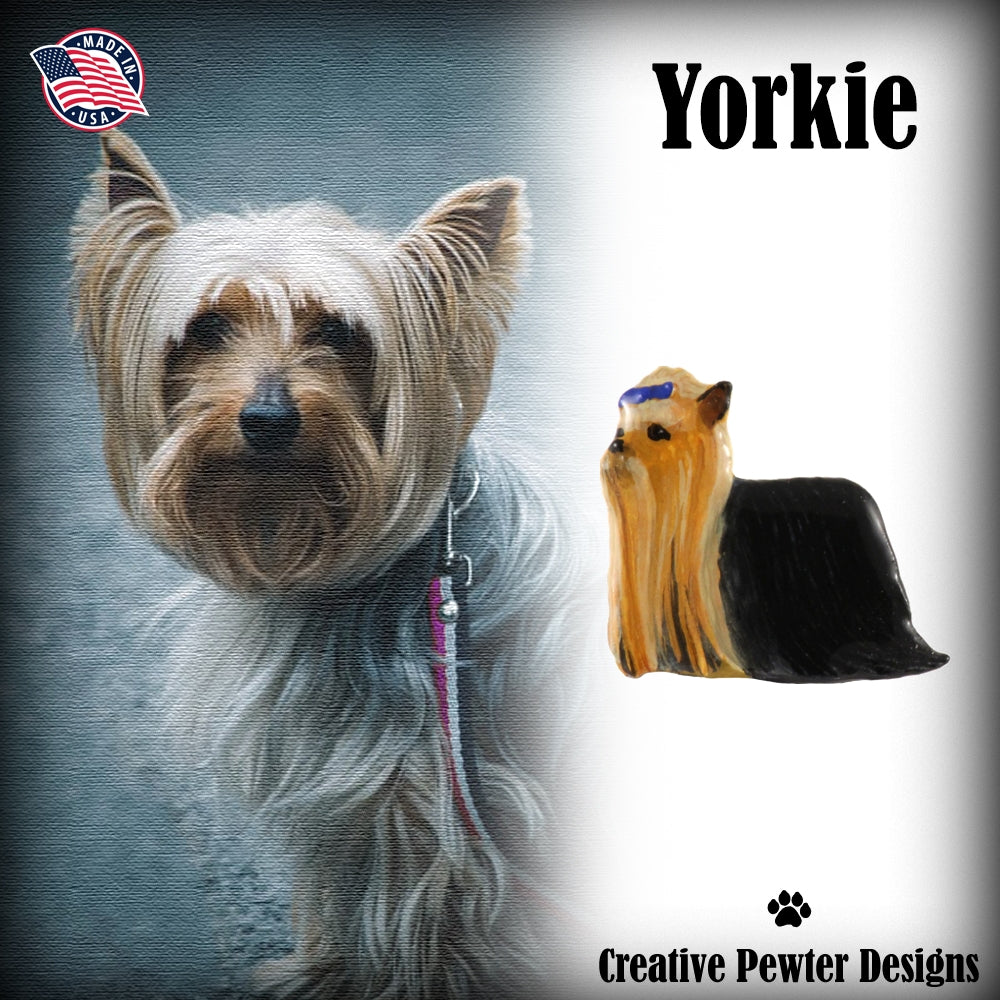 Yorkshire Terrier (Yorkie) Full Body Pin D486F