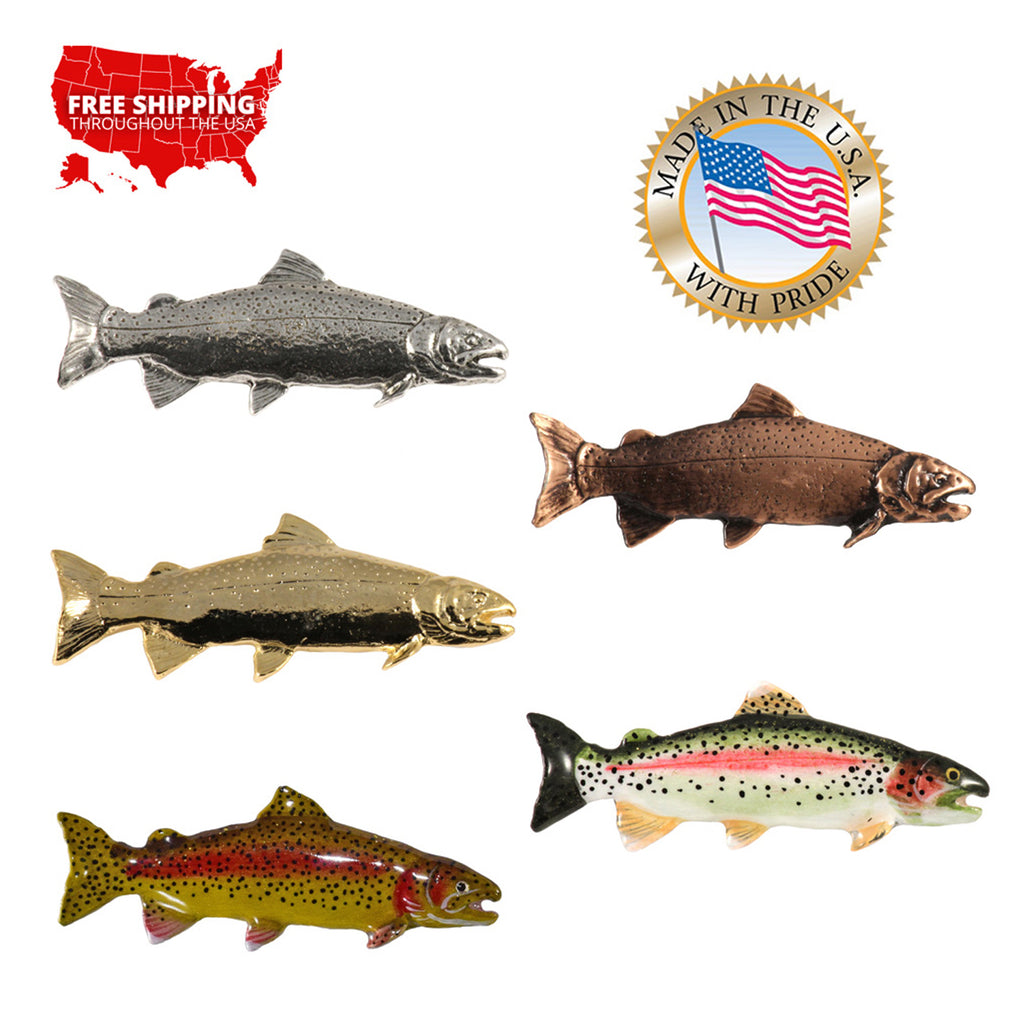 Rainbow Trout Fish Pin F001