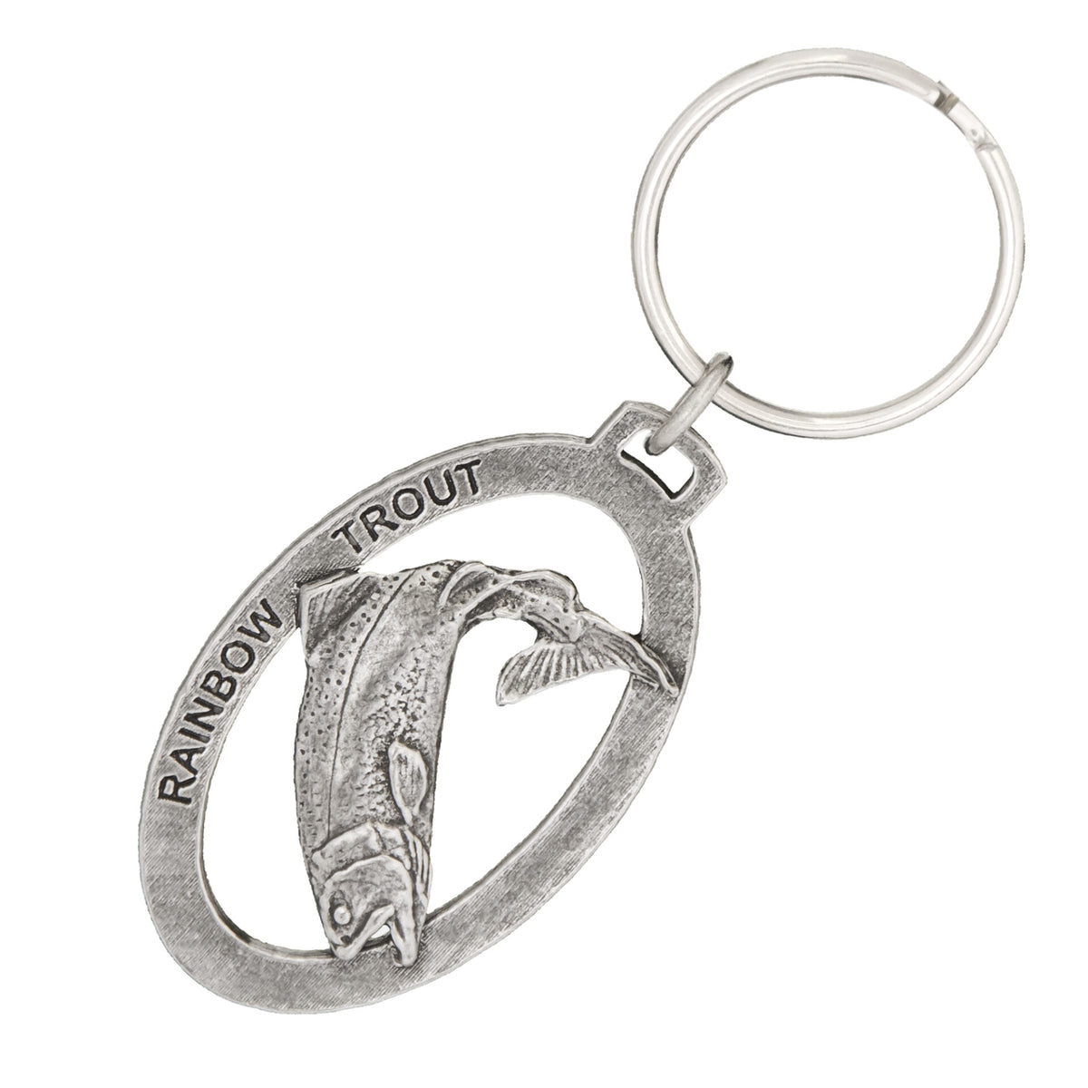 Rainbow Trout Leaping Keychain F003KC