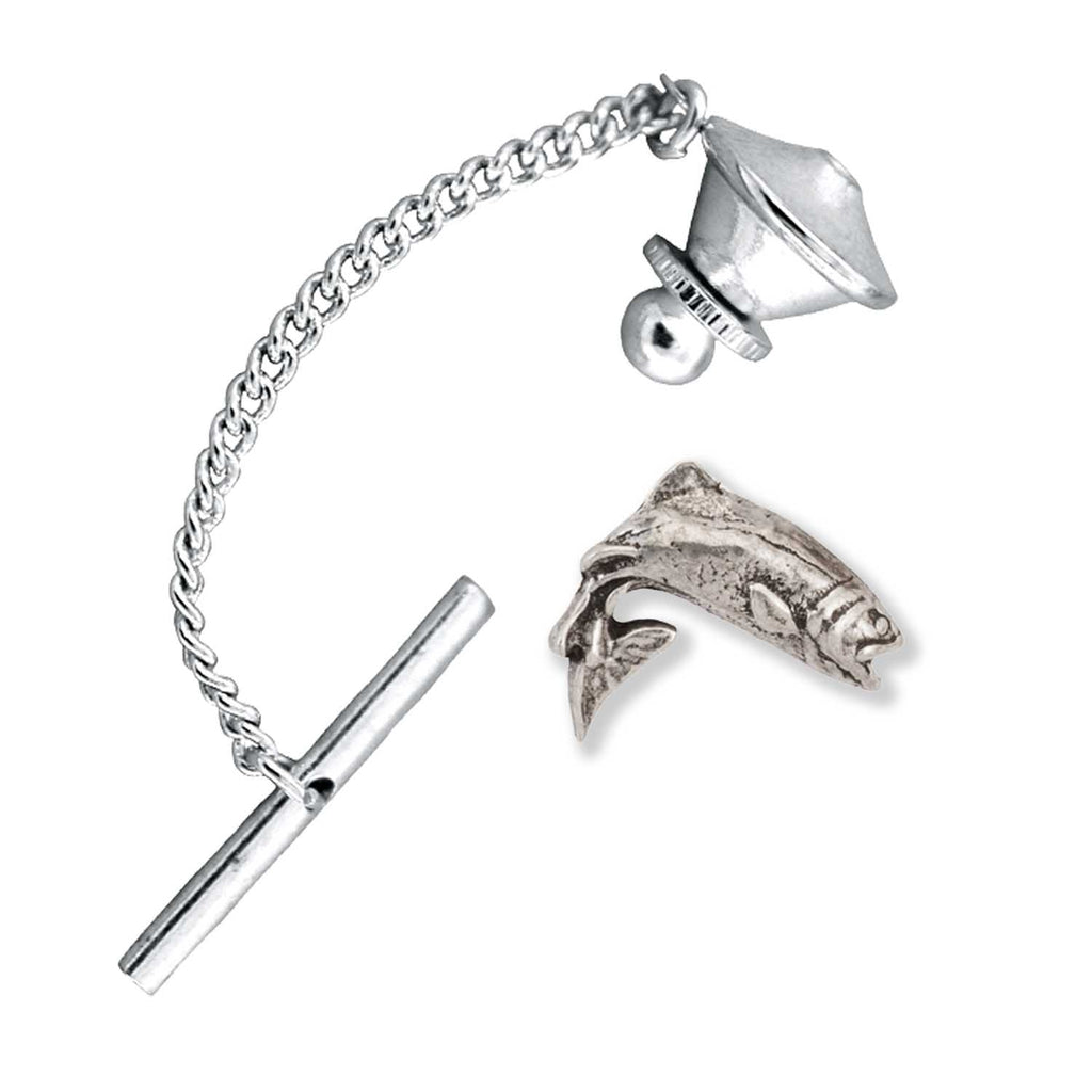 Rainbow Leaping Right Tie Tack F004TT