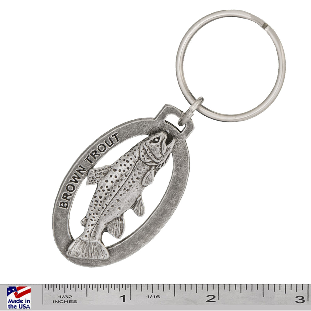 Brown Trout Keychain F009KC