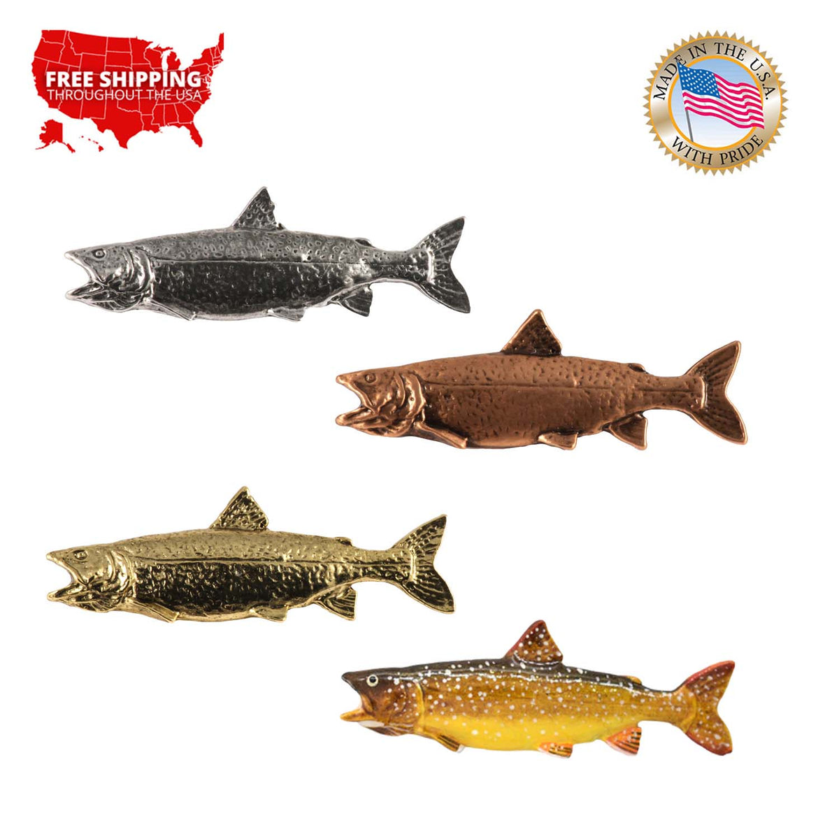 Lake Trout Pin F018