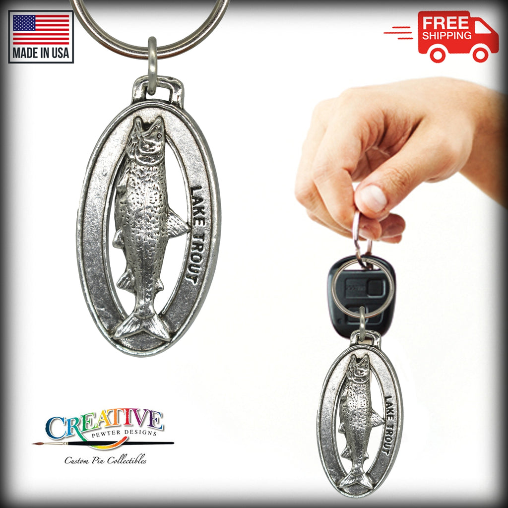Lake Trout Keychain F019KC