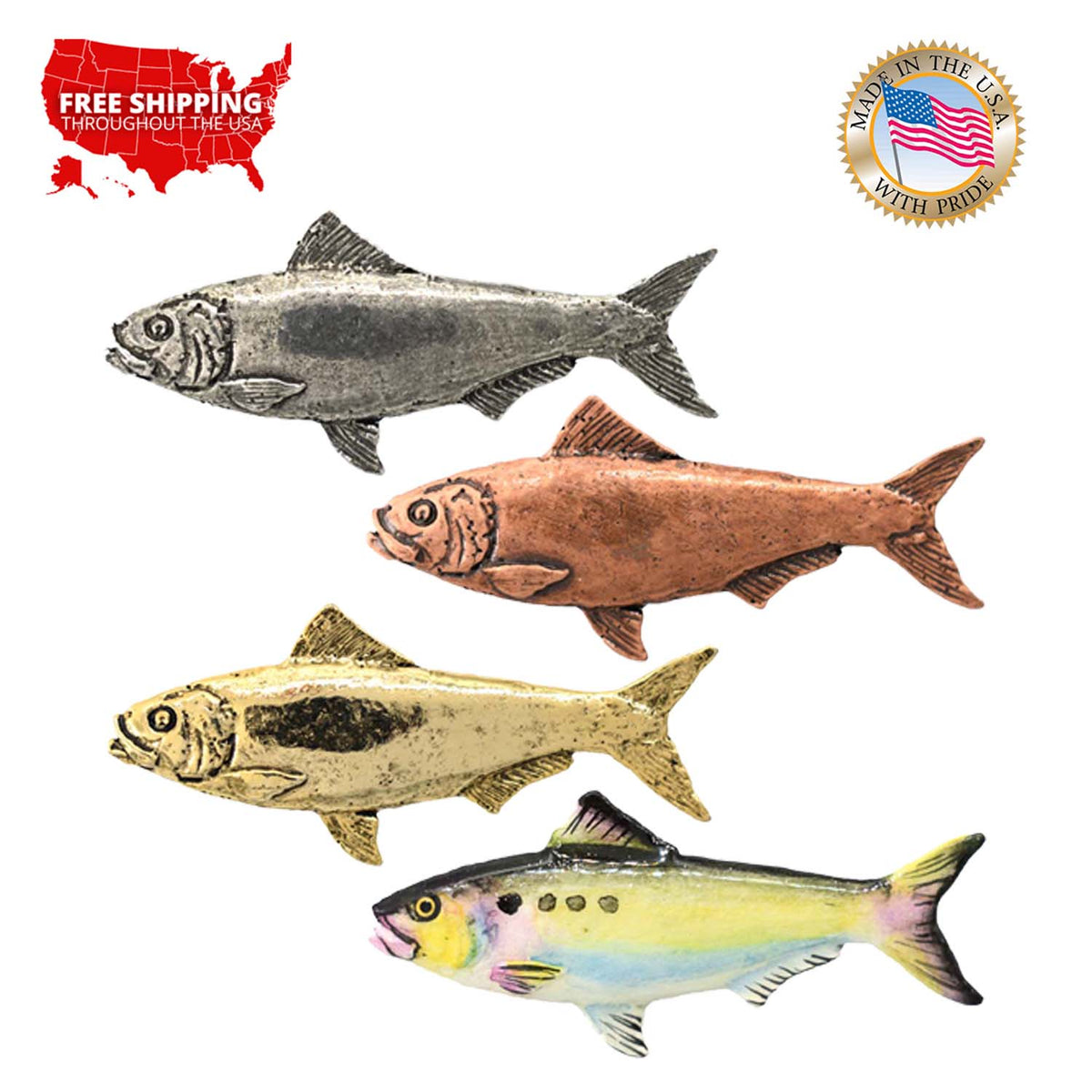 American Shad Pin F027