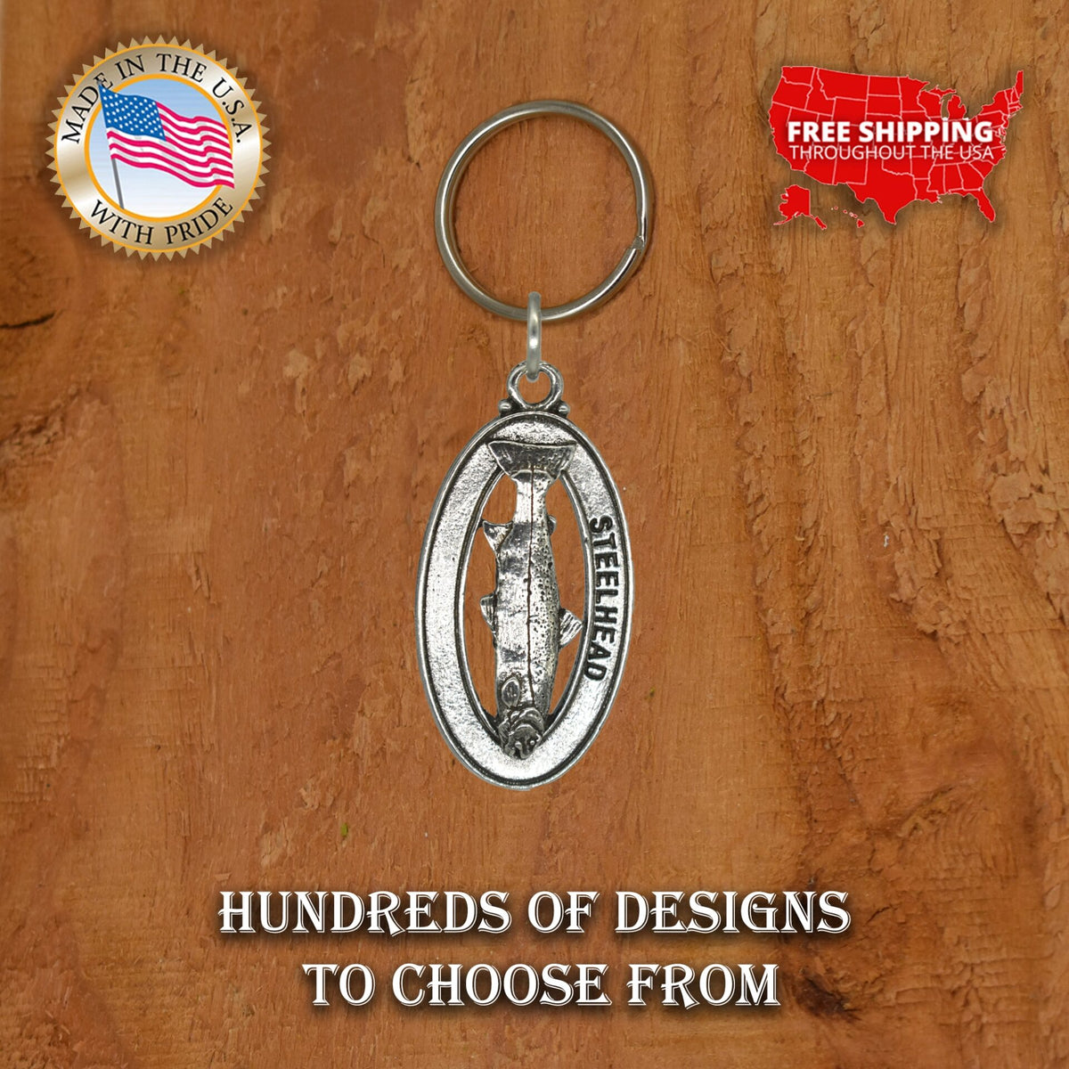 Steelhead Keychain Small F034KC