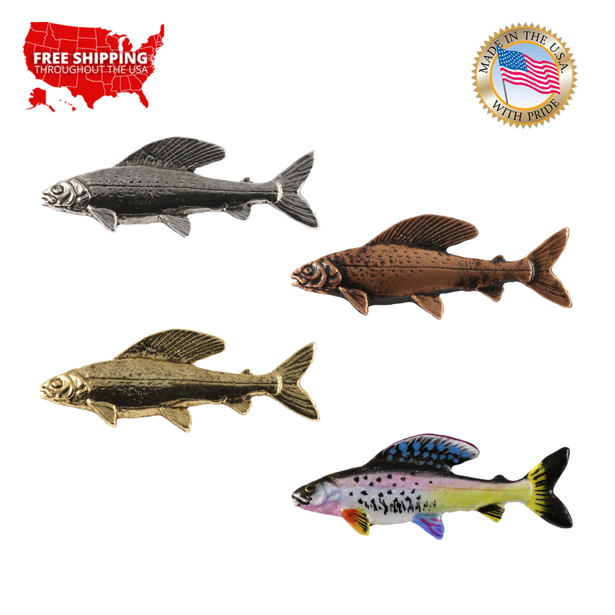 Grayling Pin F037