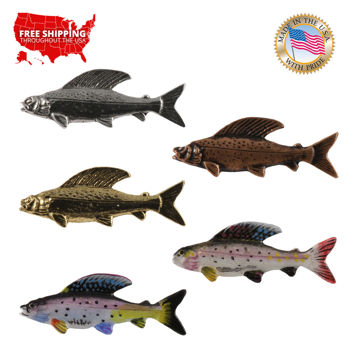 Grayling Pin F038