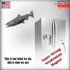 Chinook Salmon Ocean Magnet F040