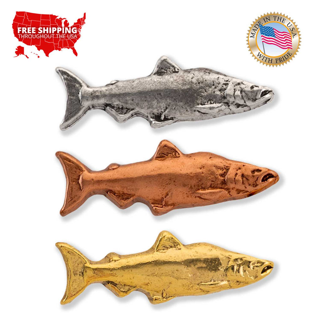 Coho Salmon Mini Pin F046MP