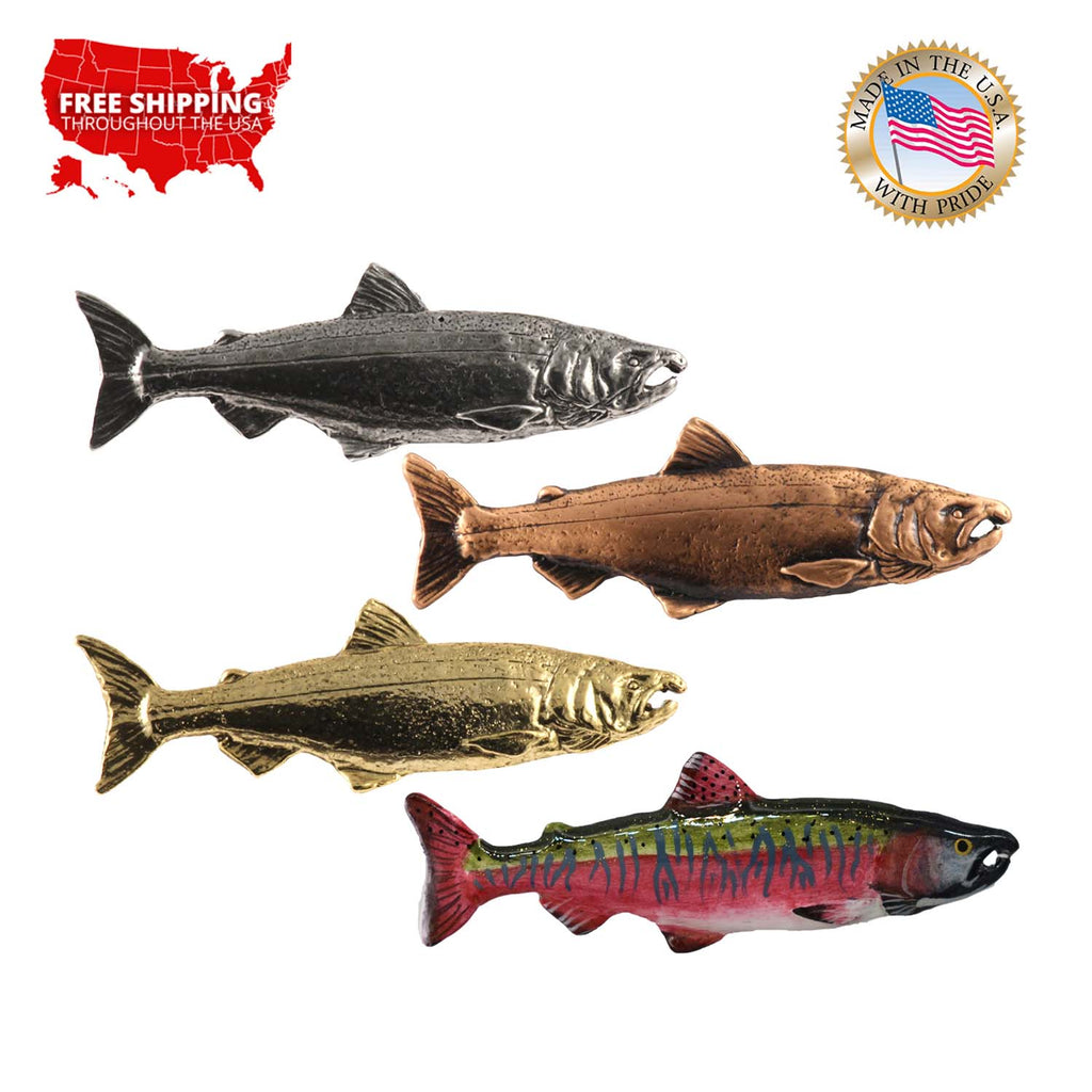 Coho Salmon Pin F047