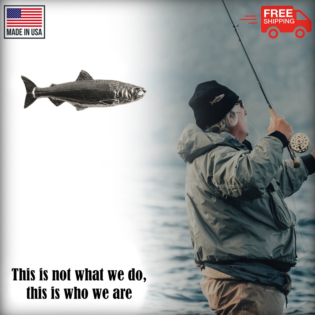 Coho Salmon Pin F047