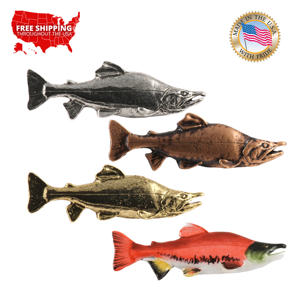 Sockeye Salmon Pin F053A