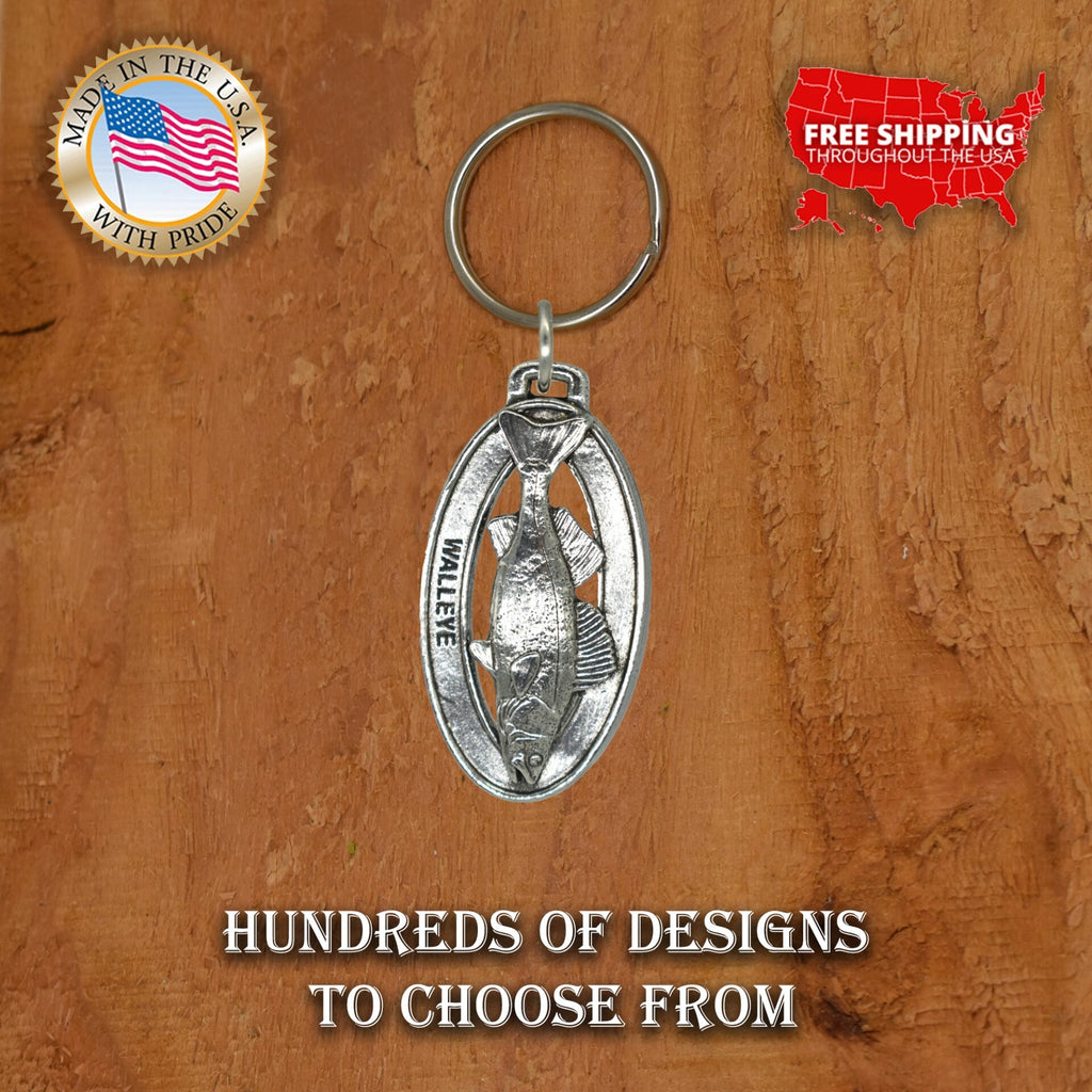 Walleye Keychain F075KC