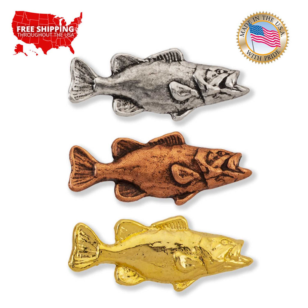 Smallmouth Bass Mini Pin F086MP